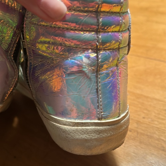 Great use condition GGDB-sly by golden goose metallic silver. Slight peeling - Picture 9 of 11